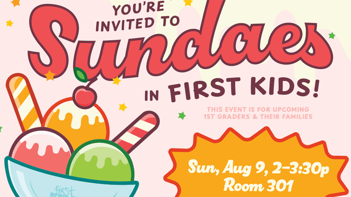 HFBC Event Artwork: Sundaes in First Kids