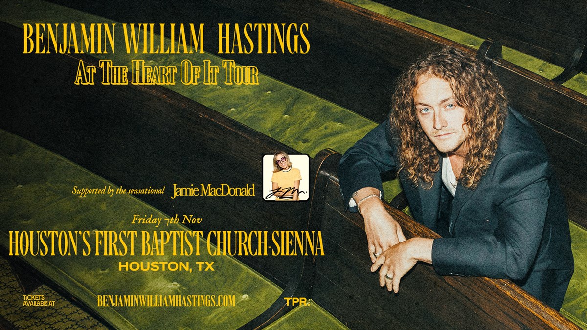HFBC Event Artwork: Benjamin William Hastings At the Heart of It Tour