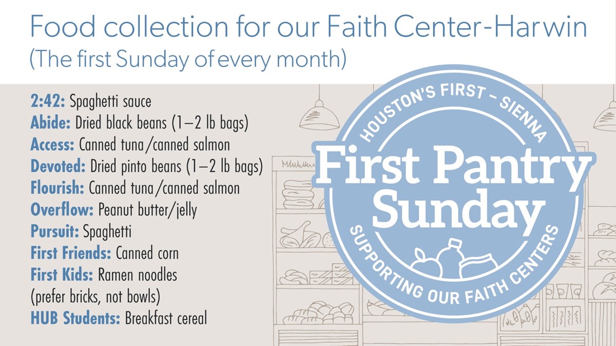 HFBC Event Artwork: First Pantry Sundays