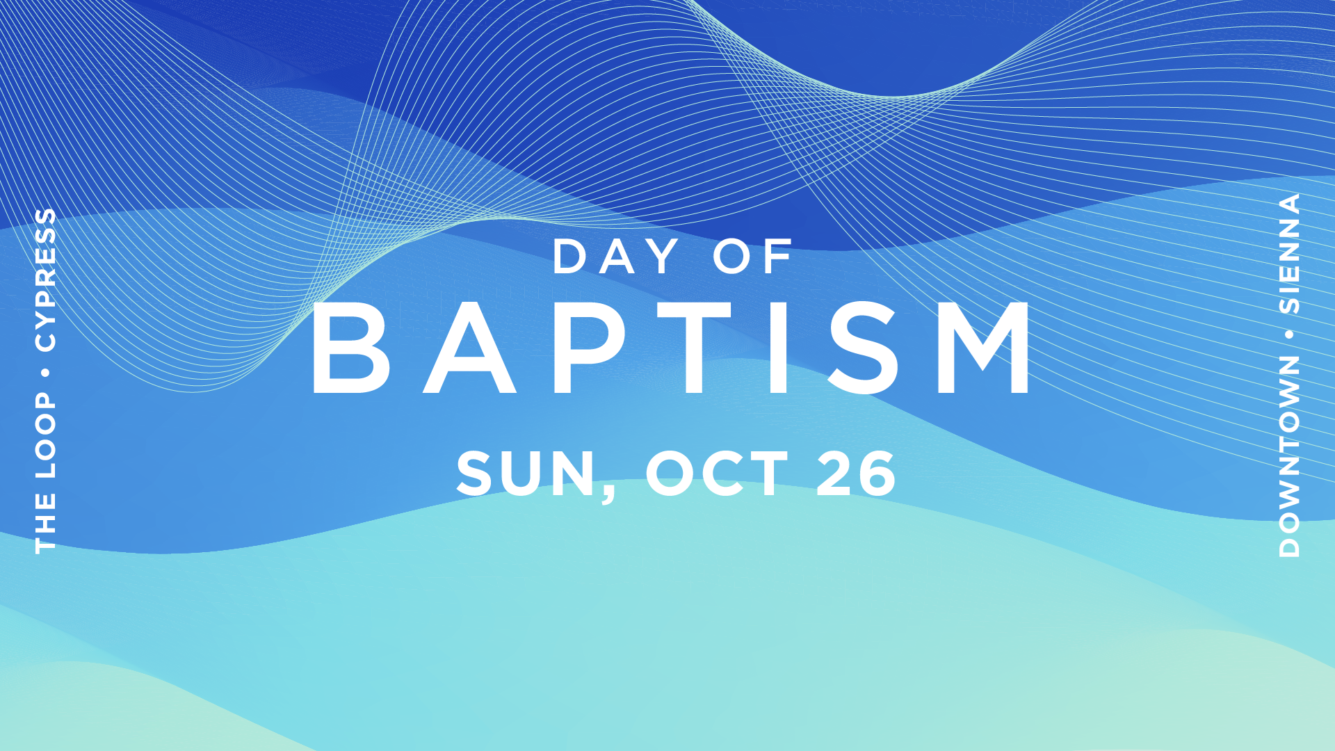 Houston's First Message: Day of Baptism 2025